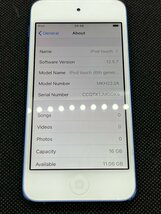 iPod touch 第6世代 16GB　ブルー 青 アイポッドタッチ MKH62J/A MKH42J/A MKH22J/A MKHV2J/A MKGX2J/A MKH02J/A tpt42_画像1