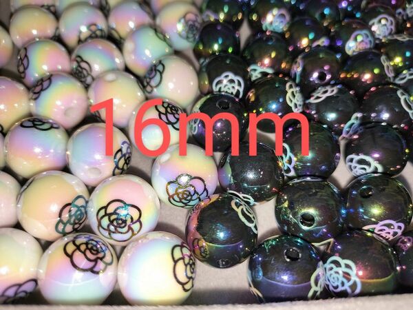 バラ 16mm ビーズ(カスタムペン使用可)