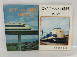 数字でみた国鉄 1964/1967 日本国有鉄道 日本国有鉄道広報部【ac07f】