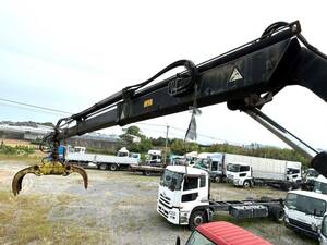 Hiab HIAB 098D-2 2003製 ローダーCrane アタッチメント 産廃 林業 鉄屑スクラップ　福岡Prefecture発（vehicle輌はincluded属いたしません）