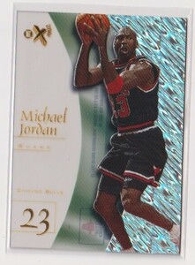 1997-98 E-X2001 Michael Jordan Base card #9
