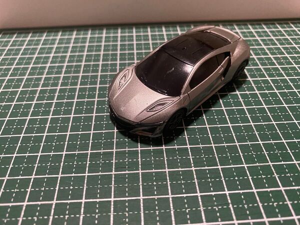 ミニカー ブレイク ホンダ NSX プルバックカー シルバー