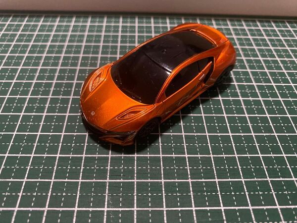ミニカー ブレイク ホンダ NSX プルバックカー オレンジ