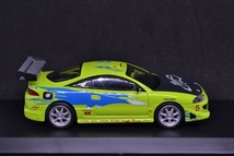 GREENLiGHT 1/43 FAST & FURIOUS BRIAN'S 1995 MITSUBISHI ECLIPSE グリーンライト ワイルドスピード ブライアン 三菱 エクリプス ワイスピ_画像5