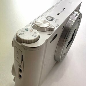 小樽店【現状品】4-2 SONY デジタルカメラ ホワイト DSC-WX350 動作未確認 本体端傷あり バッテリー、カメラケース付属の画像5