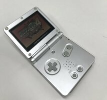 ▲二宮店▲【中古品】S5-35 任天堂 ニンテンドー GAMEBOY ADVANCE SP ゲームボーイアドバンスSP 動作確認済 ロックマンエグゼ４ ソフト付き_画像1