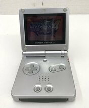 ▲二宮店▲【中古品】S5-35 任天堂 ニンテンドー GAMEBOY ADVANCE SP ゲームボーイアドバンスSP 動作確認済 ロックマンエグゼ４ ソフト付き_画像2