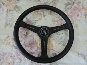 G-26 secondhand goods beautiful Nardi Classic 36.5φ steering gear horn button attaching black 