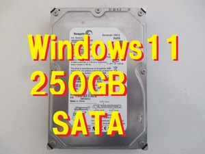 ■250GB Windows11 インストール済 3.5インチHDD　SATA　Seagate