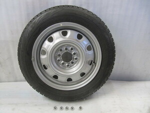 ホイールブリヂストンスタッドレスタイヤ 付き/J 15x6JJ DOT TOPY/BLIZZAK REVO GZ/175 65 R15 84Q/中古品/90001871