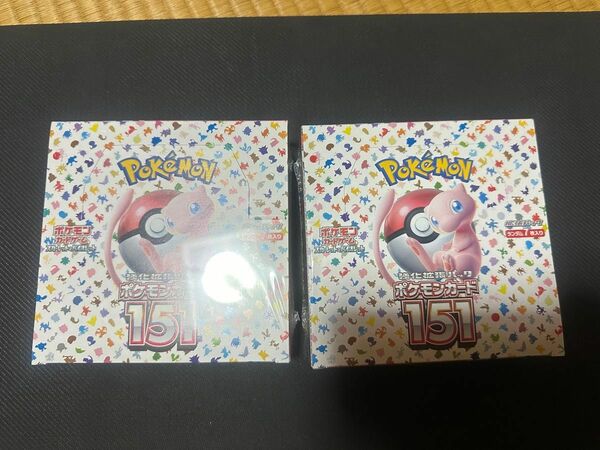 ポケモンカード 151 シュリンク付き 2BOX