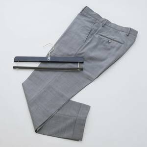 ●超美品 定価約4.4万円●PT TORINO ピーティートリノ パンツ Travel ウォッシャブルウール 0プリーツ グレー 46 SLIM FIT 国内正規品