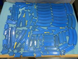  Plarail rail large amount set sale direct line bending line divergence Point stop roadbed etc. Takara Tommy (11)100