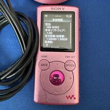 SONY ウォークマン NW-E052K ピンク スタンド 充電スタンド 付き 2GB 動作品 WALKMAN デジタルオーディオプレーヤー_画像4