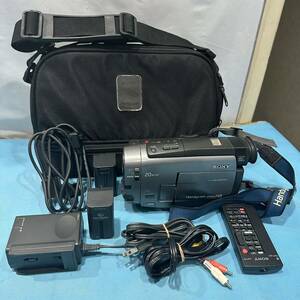 SONY Sony CCD-TRV90 operation goods accessory attaching Hi8/8 millimeter video camera high class machine regular price 22 ten thousand jpy Hi8 Movie 8 millimeter Handycam video recording is possible to reproduce bag attaching 