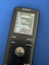 SONY ソニー WALKMAN Eシリーズ NW-E052 2GB ブラック デジタルオーディオプレーヤー 動作品 本体のみ_画像2