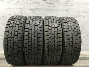 ★保管袋付★(5B129) 185/60R15 84Q DUNLOP WM01 2018-3，2019-1年式 4本 スタッドレスタイヤ 送料無料 シエンタ ヤリスなどに