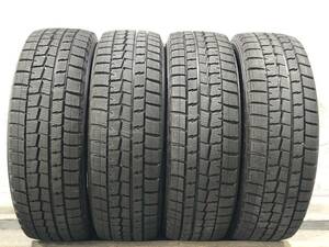 ★保管袋付★(5B103) 185/65R15 88Q DUNLOP WM01 2019年式 4本 スタッドレスタイヤ 送料無料 プリウス フリードなどに