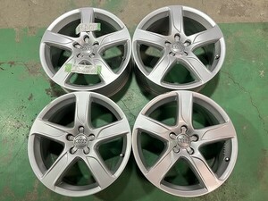 アウディ A6 18インチアルミホイール(W6D013)18x8J アウディ純正 オフセット41 5穴 PCD112 ハブ67 Q3 A3 A8