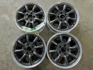 ワタナベ スピードスター 15インチアルミホイール(W6C091)15x6.5J WATANABE SPEED STAR RS-8 オフセット47 5穴 PCD100 ハブ65