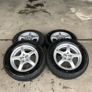 ★保管袋付★(WW6B007)GRASS SR 15 x 6J 5穴 100 + YOKOHAMA ice GUARD iG60 195/65R15 91Q 2022年 スタッドレス 冬タイヤ 送料無料