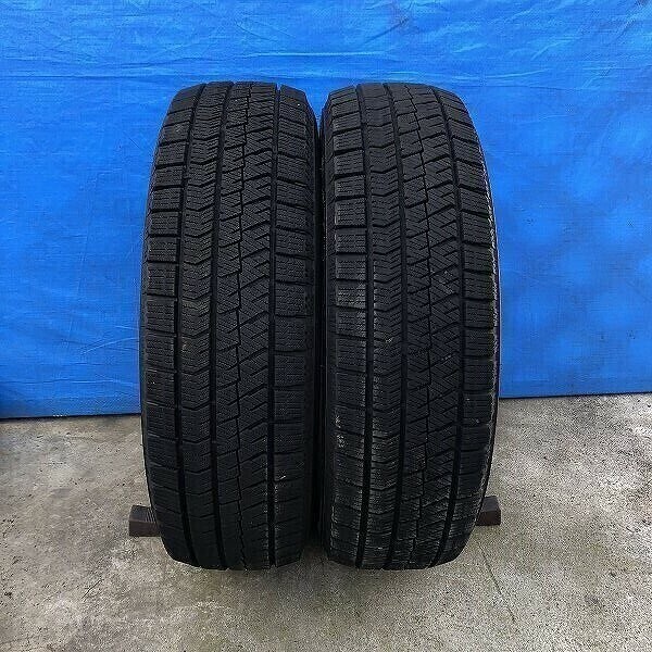 ★保管袋付★ (PW5L035) 165/65R14 79Q BRIDGESTONE BLIZZAK VRX2 2022年 2本 スタッドレスタイヤ 送料無料