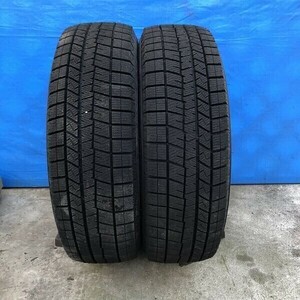 ★保管袋付★バリ山(PW6A020) 175/65R15 84Q DUNLOP WINTER MAXX WM03 2022年 2本 スタッドレスタイヤ 送料無料