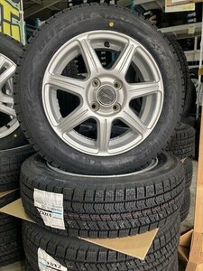 2022年製新品VRX2付きホイールセット(WW5K503)TOPRUN 14x4.5J 4穴 100 + BRIDGESTONE BLIZZAK VRX2 155/65R14 スタッドレス 軽自動車