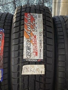 ★保管袋付★新品未使用(PNK010) 235/60R17 102Q YOKOHAMA GEOLANDAR I/T・S 2015年 1本 スタッドレスタイヤ 送料無料