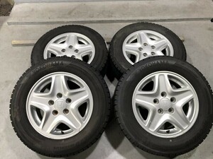 ★保管袋付★中古セット(4I065)ホンダ純正 15×6J 5穴 114.3 + YOKOHAMA ice GUARD iG50 PLUS 205/65R15 94Q　2018年 スタッドレス