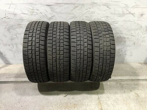 ★保管袋付★(PW5K031) 195/65R15 91Q DUNLOP WINTERMAXX WM01 2018-3、2021-1年 4本 スタッドレスタイヤ 送料無料