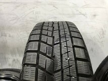 ★保管袋付★(WW5J080)鉄ホイール 15ｘ5.5J 4穴 100 + YOKOHAMA ice GUARD iG60 185/60R15 84Q 2020年 スタッドレス 冬タイヤ 送料無料_画像8