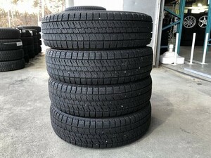 ★保管袋付★バリ山(PW5J040) 165/70R14 81Q BRIDGESTONE BLIZZAK VRX2 2022年 4本 スタッドレスタイヤ 送料無料