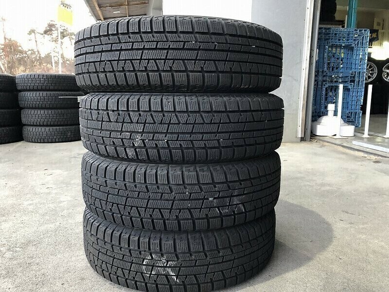 ★保管袋付★バリ山イボ付き(PW5L027) 155/65R13 73Q　 YOKOHAMA iceGUARD iG50PLUS 2020年 4本 スタッドレスタイヤ 送料無料