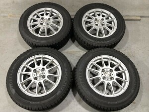 アルミホイール付(4F116) GRASS 14×5.5J 4穴 100 + YOKOHAMA ice GUARD iG50PLUS 175/70R14 84Q　 スタッドレスタイヤ