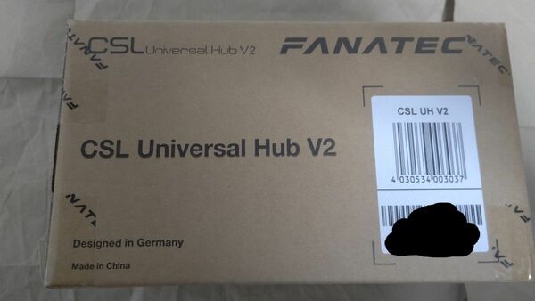 新品未開封 FANATEC CSL Universal Hub V2 & QR1 Lite Wheel-Side