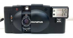 5-51【中古品】OLYMPUS オリンパス XA2/A11 コンパクトフィルムカメラ/フラッシュユニット付