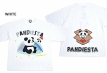 PANDA or CAT？ BIG Tee◆PANDIESTA JAPAN ホワイトXLサイズ 554108 パンディエスタジャパン パンダ ゆったりめ オーバーサイズ_画像1