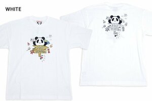 キャンプパンダ半袖Tシャツ◆PANDIESTA JAPAN ホワイトXXLサイズ 554322 パンディエスタジャパン アウトドア