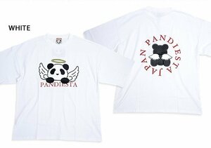 天使のパンダさんBIG Tee◆PANDIESTA JAPAN ホワイトMサイズ 554106 パンディエスタジャパン ゆったりめ オーバーサイズ ユニセックス