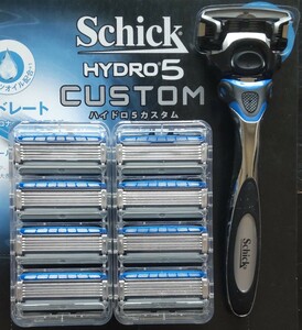 [ razor 9 piece + body ] Schic hydro 5 custom Schick HYDRO5 CUSTOM...& razor 