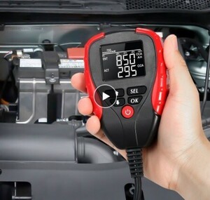 CSN793# 12V デジタル カー バッテリー テスター 自動車 AH CCAモード付き 修理 電圧 アナライザー 車両 負荷 診断 ツール