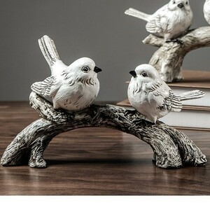 LDL1104# 小鳥 インテリア 置き物 飾り 装飾 リビング ギフト シンプル 玄関 寝室 カントリースタイル かわいい 動物