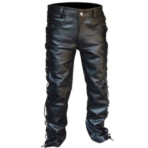 CHQ1102#кожаные брюки Мужские мужские кожаные брюки с кожаными брюками