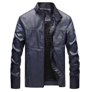 CHQ192#メンズ レザージャケット 革ジャン ライダースジャケット バイクジャケット ブルゾン　新品　秋冬アウタ M~4XL