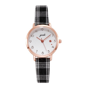 LDL2580# 新しいシンプルなレディースウォッチレトロラティスストラップ女性用腕時計カジュアルワイルド学生クォーツ時計