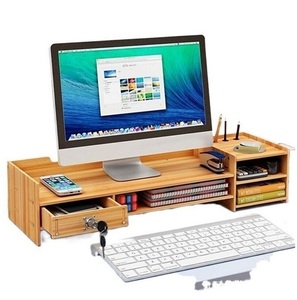 CSN561# stand computer desk LAP top holder monitor shelves rack storage drawer office multifunction wooden desk desk 