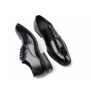 CHQ198#新作 ウイングチップ ビジネスシューズ 革 メンズ 革靴 通気性 軽量 紳士靴 快適 歩きやすい 結婚式 ブラック