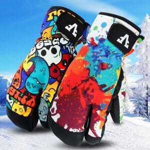 LDL3771# man woman child warm snowboard ski gloves waterproof cycling camp snowmobile S ~ XL