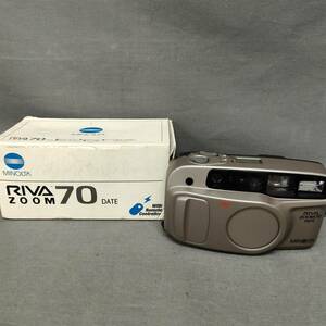 060530 GZ-04492 MINOLTA ミノルタ RIVA ZON70 DATE AF フィルムカメラ 箱付き ジャンク品